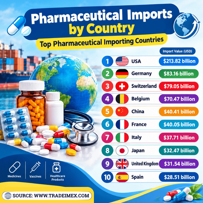 Pharmaceutical Imports by Country